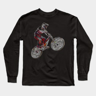 downhill bike Long Sleeve T-Shirt